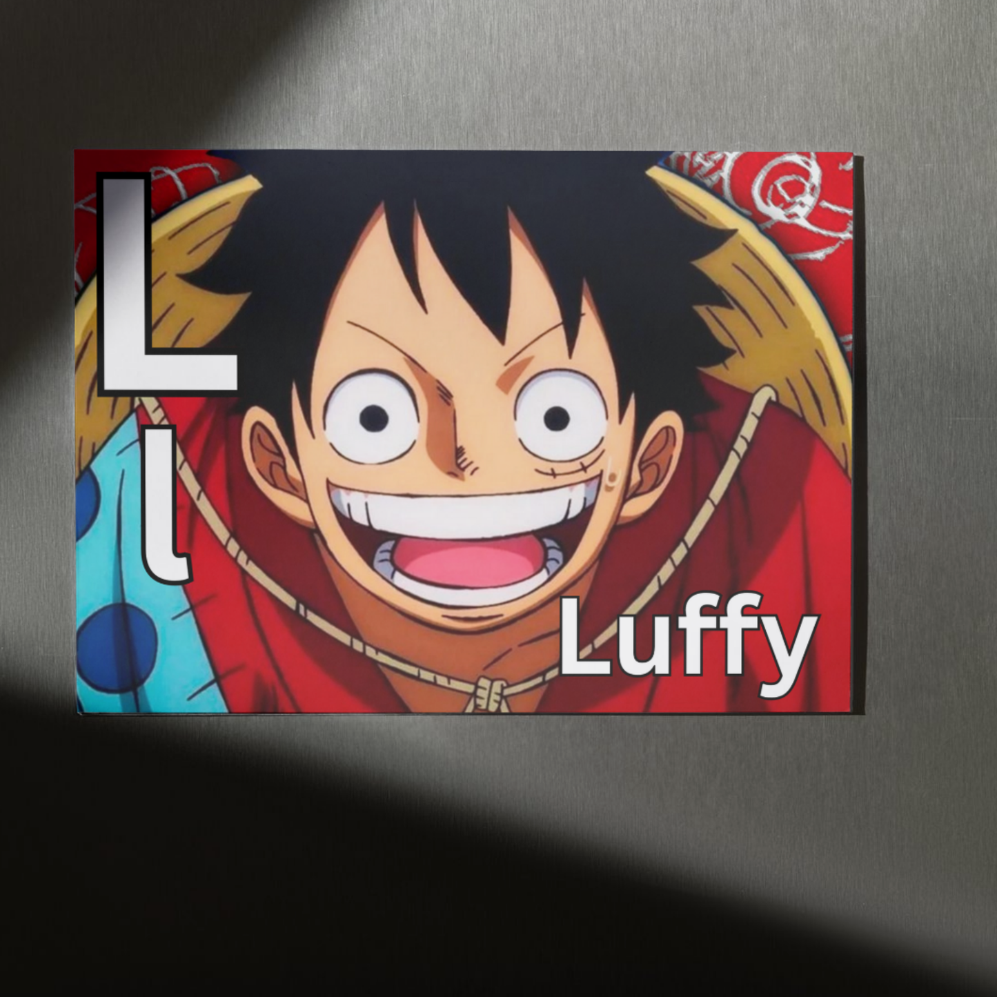 Anime alphabet flashcards A-Z